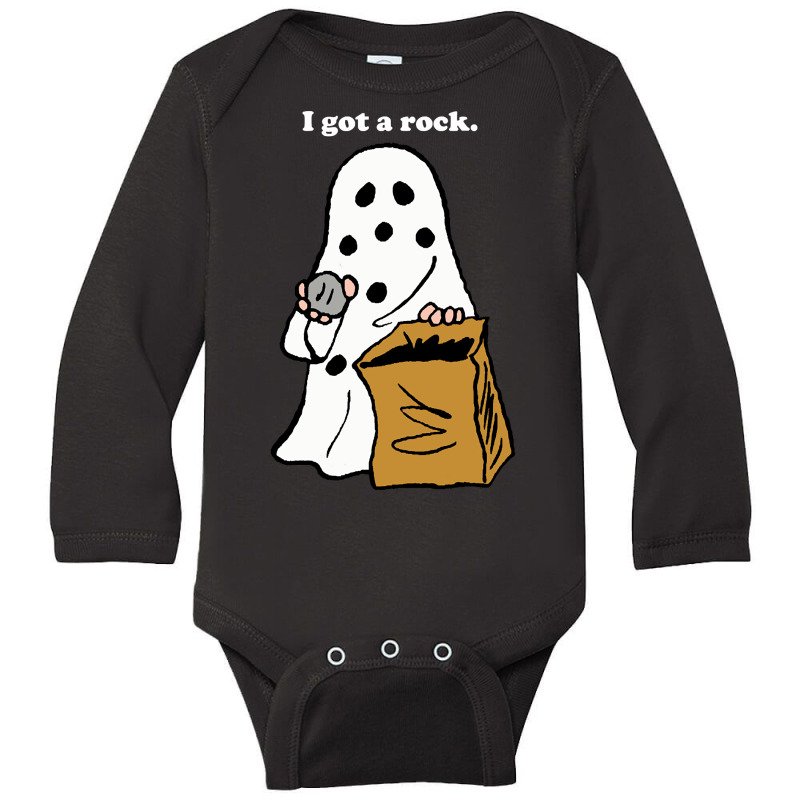 Hot Trend I Got A Rock. Halloween Great Pumpkin Long Sleeve Baby Bodysuit | Artistshot