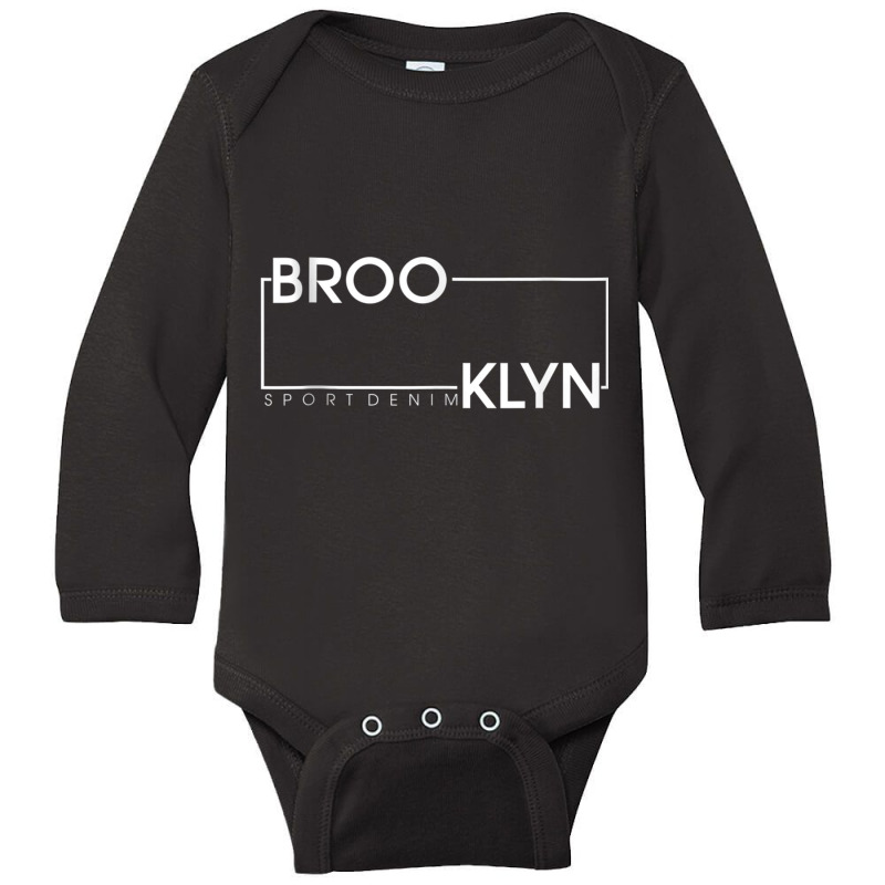 Brooklyn Denim Sports Urban City Tank Top Long Sleeve Baby Bodysuit by jessen | Artistshot