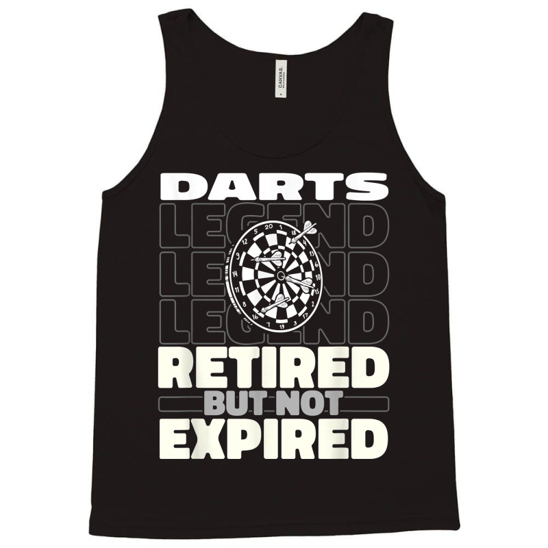 Darts Retired Dartboard   Arrow Darting T Shirt Tank Top by araceliphexy | Artistshot