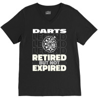 Darts Retired Dartboard   Arrow Darting T Shirt V-neck Tee | Artistshot