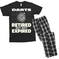 Darts Retired Dartboard   Arrow Darting T Shirt Men's T-shirt Pajama Set | Artistshot