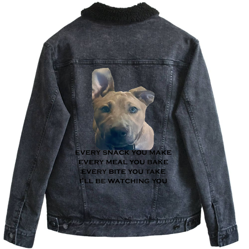 Barley I'll Be Watching You T Shirt Unisex Sherpa-lined Denim Jacket | Artistshot