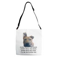 Barley I'll Be Watching You T Shirt Adjustable Strap Totes | Artistshot