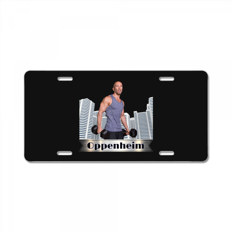 Oppenheim. License Plate | Artistshot