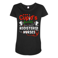 Cupid's Favorite Registered Nurses Valentine's Day T Shirt Maternity Scoop Neck T-shirt | Artistshot