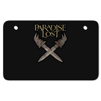 Crossed Swords Atv License Plate | Artistshot