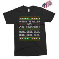 Deck The Halls With Beta Blockers Funny Nurse Christmas Ugly Sweatshir Exclusive T-shirt | Artistshot