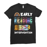 Early Reading Intervention Reading Intervention Literacy T Shirt Ladies Fitted T-shirt | Artistshot