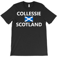 Collessie Scotland Scottish Flag City T Shirt T-shirt | Artistshot