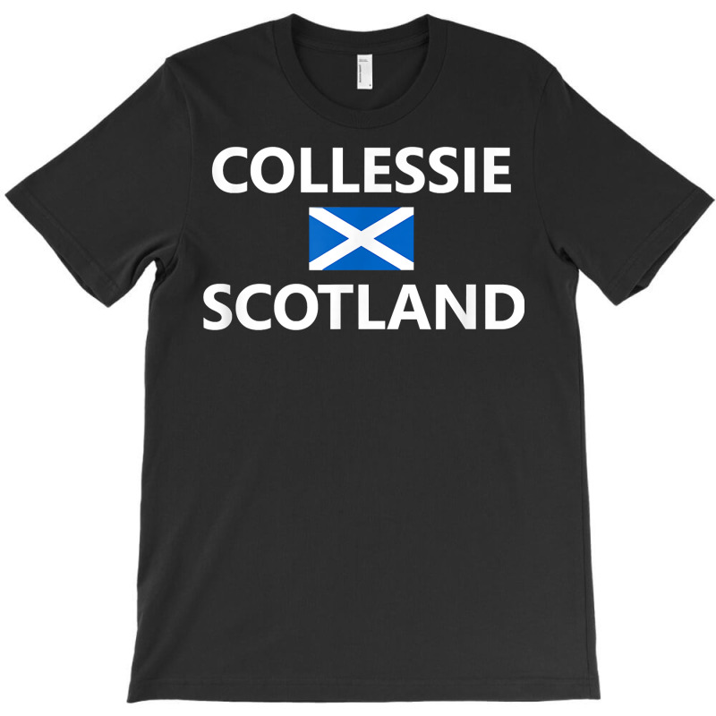 Collessie Scotland Scottish Flag City T Shirt T-shirt | Artistshot