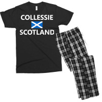 Collessie Scotland Scottish Flag City T Shirt Men's T-shirt Pajama Set | Artistshot