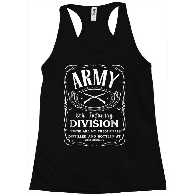 8th Infantry Division Shirt001 Racerback Tank by ALFREDMCGOWAN | Artistshot