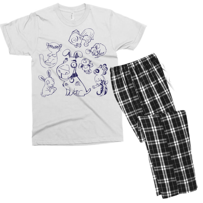 Animals Men's T-shirt Pajama Set | Artistshot