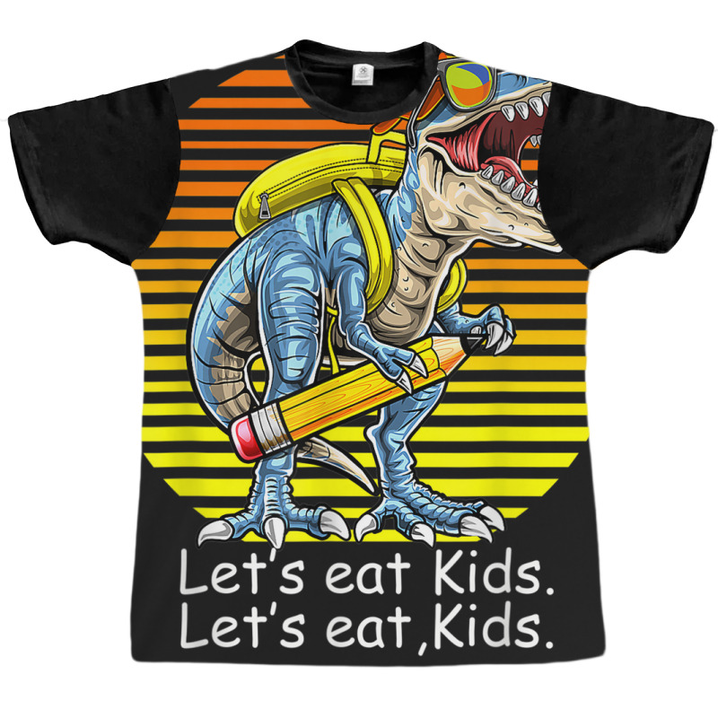 Let's Eat Kids. Let's Eat, Kids Graphic T-shirt | Artistshot