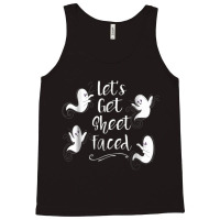 Lets Get Sheet Faced  Funny Halloween Costume Gift Tank Top | Artistshot