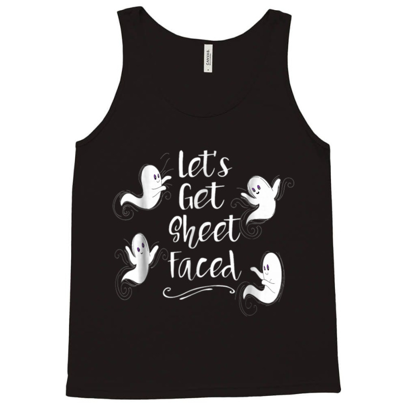 Lets Get Sheet Faced  Funny Halloween Costume Gift Tank Top | Artistshot