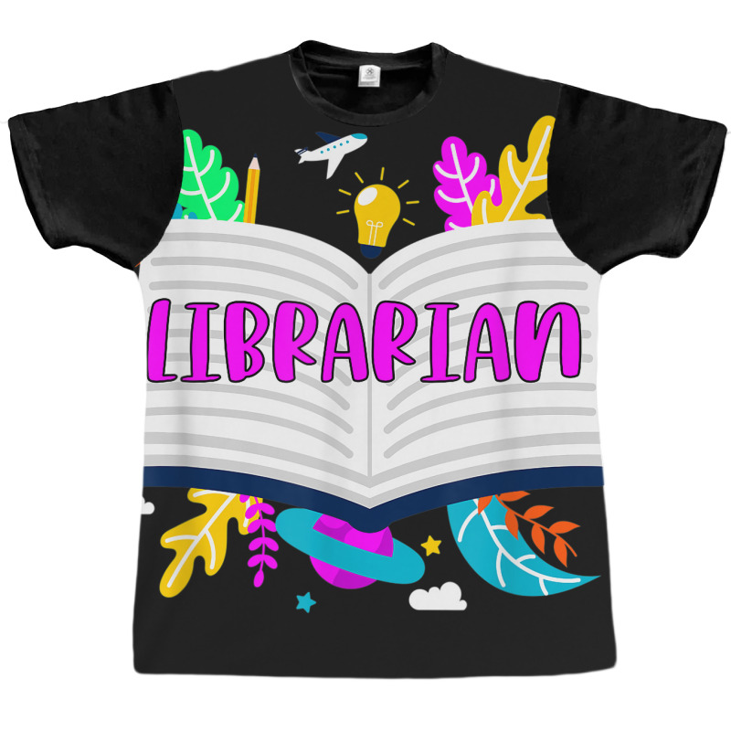 Librarian Appreciation Book Lover Bookworm Reading Gift Graphic T-shirt | Artistshot