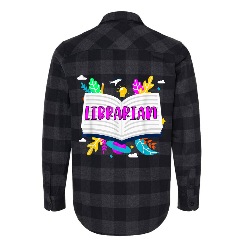 Librarian Appreciation Book Lover Bookworm Reading Gift Flannel Shirt | Artistshot