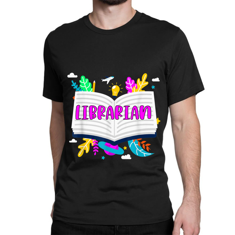 Librarian Appreciation Book Lover Bookworm Reading Gift Classic T-shirt | Artistshot