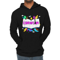 Librarian Appreciation Book Lover Bookworm Reading Gift Lightweight Hoodie | Artistshot