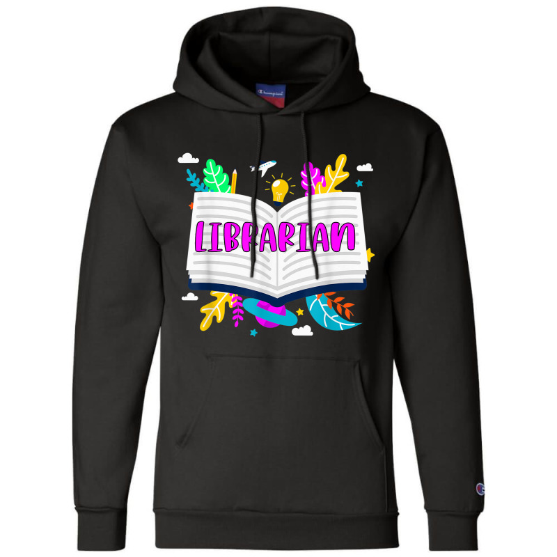 Librarian Appreciation Book Lover Bookworm Reading Gift Champion Hoodie | Artistshot