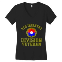 9th Infantry Division Veteran Shirt Women's V-neck T-shirt | Artistshot