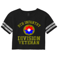 9th Infantry Division Veteran Shirt Scorecard Crop Tee | Artistshot