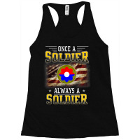 9th Infantry Division Veteran  Always A Soldier Racerback Tank | Artistshot