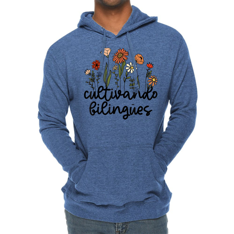 Cultivando Bilingues Dual Language Crew Bilingual Teacher T Shirt Lightweight Hoodie by javauxswar | Artistshot