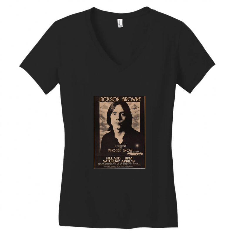 Jackson Browne Women's V-Neck T-Shirt by palwintasari | Artistshot