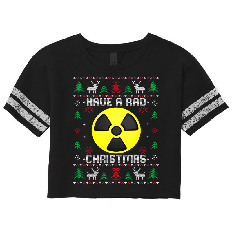 Have A Rad Christmas Radiology Ugly Christmas Radiologist Long Sleeve Scorecard Crop Tee by kleebbi | Artistshot