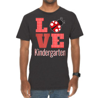 Love Kindergarten Back To School Ladybug _001 Vintage T-shirt | Artistshot