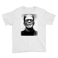 Classic Halloween Monster Poster Horror Movie Frankenstein Youth Tee | Artistshot