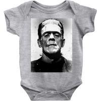 Classic Halloween Monster Poster Horror Movie Frankenstein Baby Bodysuit | Artistshot