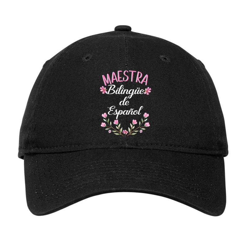 Maestra Bilingue De Espanol  Bilingual Teacher Spanish Adjustable Cap by DAGUILERA | Artistshot