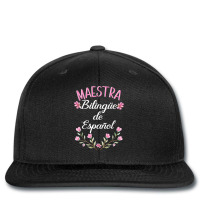 Maestra Bilingue De Espanol  Bilingual Teacher Spanish Printed Hat | Artistshot