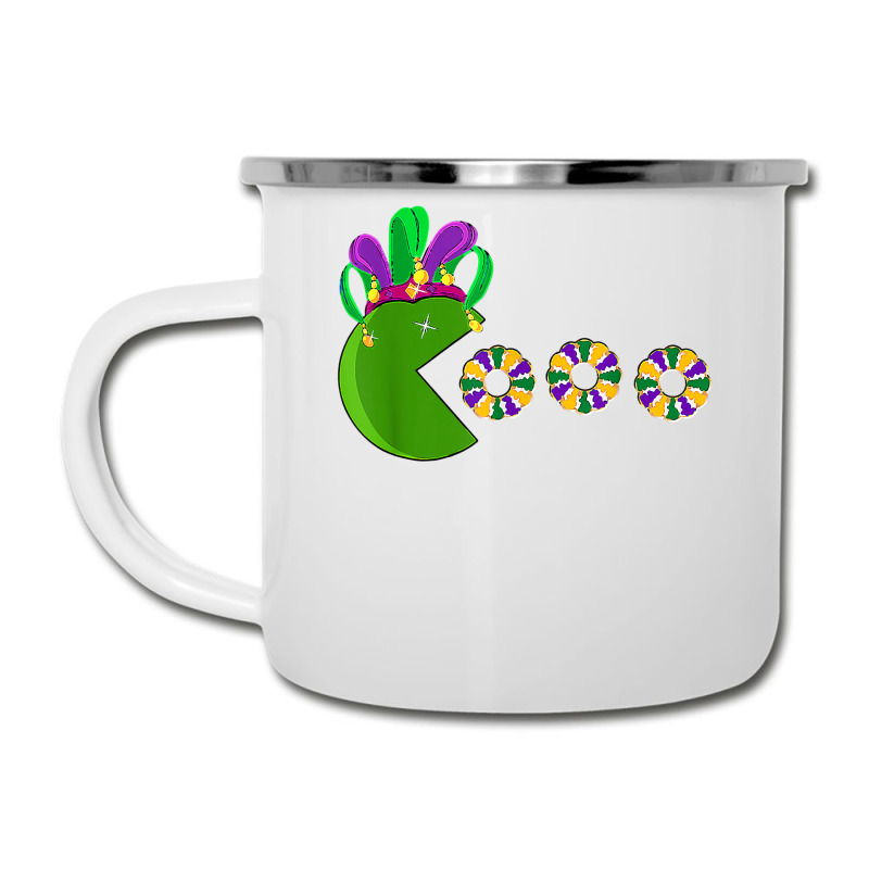 Funny Mardi Gras Hat Eating King Cakes Mardi Gras T Shirt Camper Cup | Artistshot