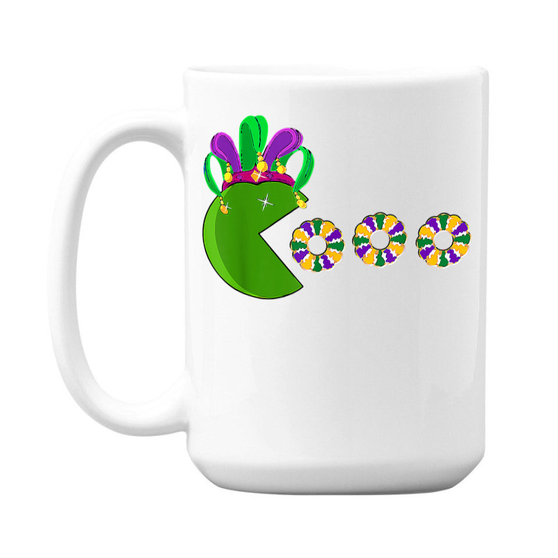 Funny Mardi Gras Hat Eating King Cakes Mardi Gras T Shirt 15 Oz Coffee Mug | Artistshot