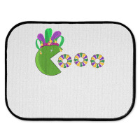 Funny Mardi Gras Hat Eating King Cakes Mardi Gras T Shirt Rear Car Mat | Artistshot