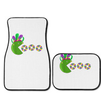 Funny Mardi Gras Hat Eating King Cakes Mardi Gras T Shirt Full Set Car Mats | Artistshot