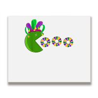 Funny Mardi Gras Hat Eating King Cakes Mardi Gras T Shirt Metal Print Horizontal | Artistshot