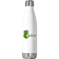 Funny Mardi Gras Hat Eating King Cakes Mardi Gras T Shirt Stainless Steel Water Bottle | Artistshot