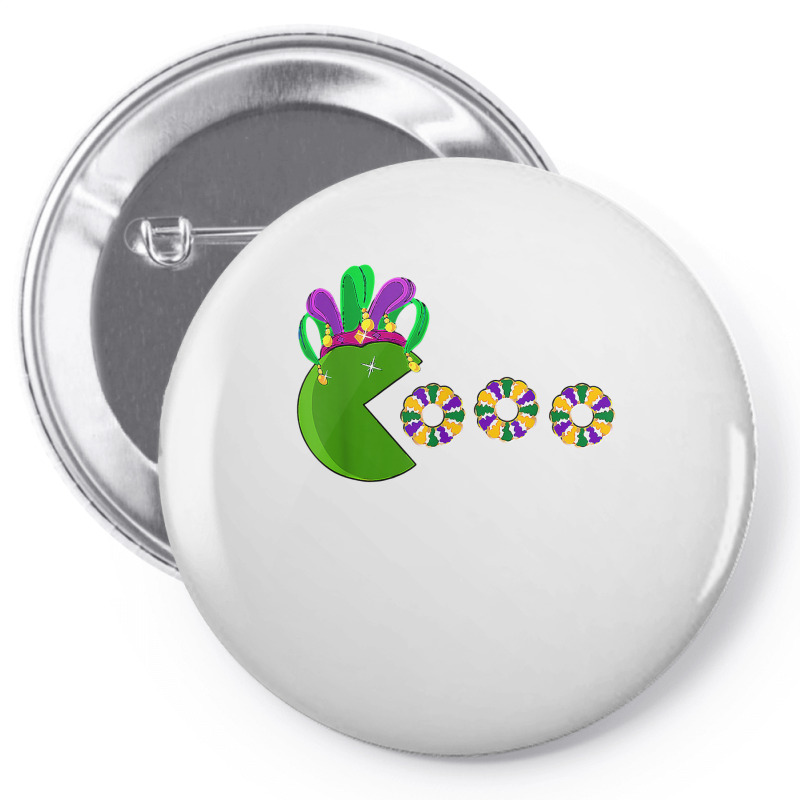 Funny Mardi Gras Hat Eating King Cakes Mardi Gras T Shirt Pin-back Button | Artistshot