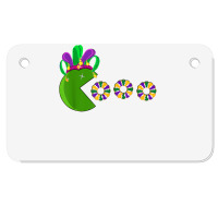 Funny Mardi Gras Hat Eating King Cakes Mardi Gras T Shirt Motorcycle License Plate | Artistshot