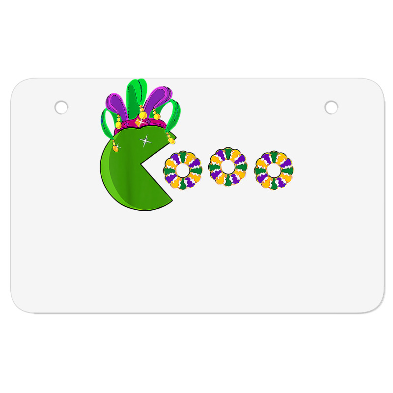 Funny Mardi Gras Hat Eating King Cakes Mardi Gras T Shirt Atv License Plate | Artistshot