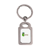 Funny Mardi Gras Hat Eating King Cakes Mardi Gras T Shirt Silver Rectangle Keychain | Artistshot