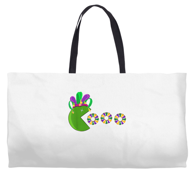 Funny Mardi Gras Hat Eating King Cakes Mardi Gras T Shirt Weekender Totes | Artistshot