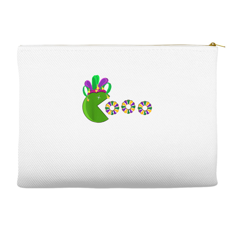 Funny Mardi Gras Hat Eating King Cakes Mardi Gras T Shirt Accessory Pouches | Artistshot