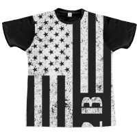 12b Combat Engineer Vintage American Flag Graphic T-shirt | Artistshot