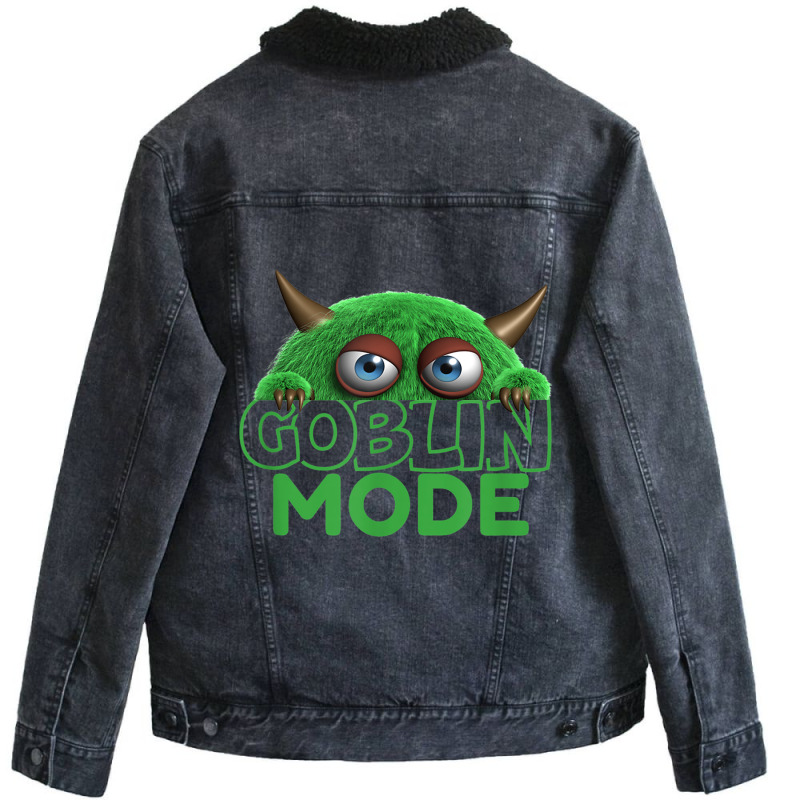 Goblin Mode Shirt T Shirt Unisex Sherpa-lined Denim Jacket | Artistshot